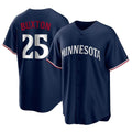 Trusc M.Twins #25 Byron Buxton Player Navy Replica Alternate Home Stitched Jerseys