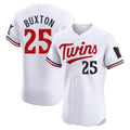 Trusc M.Twins #25 Byron Buxton Player White Home Limited Elite Stitched Jerseys
