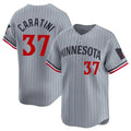 Trusc M.Twins #37 Victor Caratini Player Gray Home Limited Stitched Jerseys