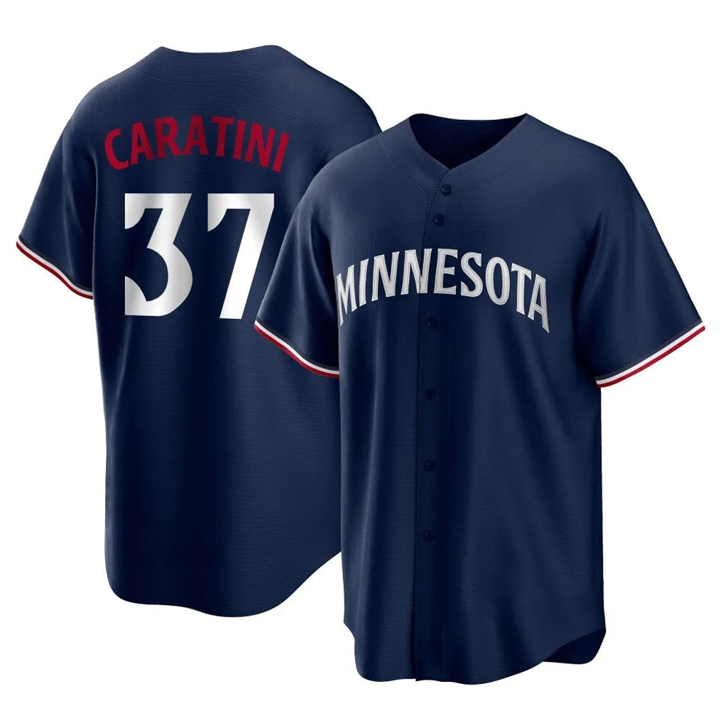 Trusc M.Twins #37 Victor Caratini Player Navy Replica Alternate Home Stitched Jerseys