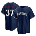 Trusc M.Twins #37 Victor Caratini Player Navy Replica Alternate Home Stitched Jerseys