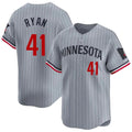 Trusc M.Twins #41 Joe Ryan Player Gray Home Limited Stitched Jerseys