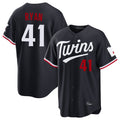 Trusc M.Twins #41 Joe Ryan Player Navy Home Game Stitched Jerseys