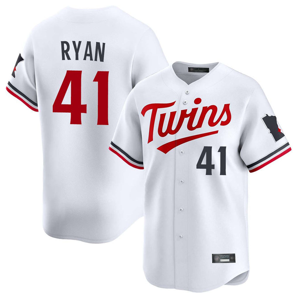 Trusc M.Twins #41 Joe Ryan Player White Home Limited Stitched Jerseys