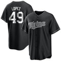 Trusc M.Twins #49 Pablo Lopez Player Black Home Game Stitched Jerseys
