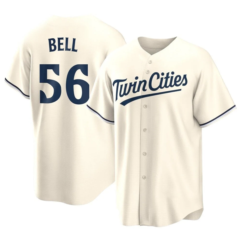 Trusc M.Twins #56 Josh Bell Player Cream Game Limited Home Stitched Jerseys