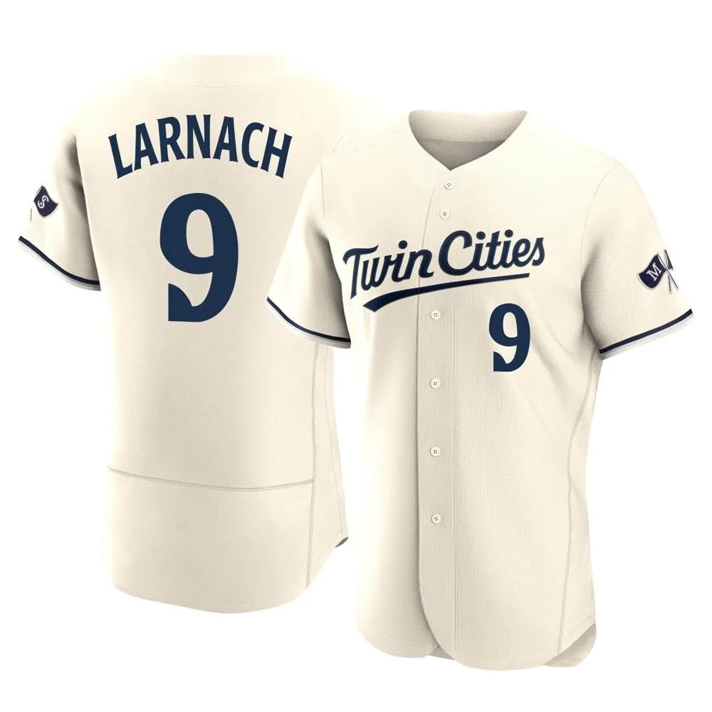Trusc M.Twins #9 Trevor Larnach Player Cream Home Limited Elite Stitched Jerseys