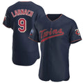 Trusc M.Twins #9 Trevor Larnach Player Navy 60th Home Limited Elite Stitched Jerseys