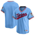 Trusc Minnesota Twins Blank Player Light Blue Throwback Cooperstown Collection Limited T-shirt Stitched Jerseys