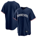 Trusc Minnesota Twins Blank Player Navy Replica Alternate Home Stitched Jerseys