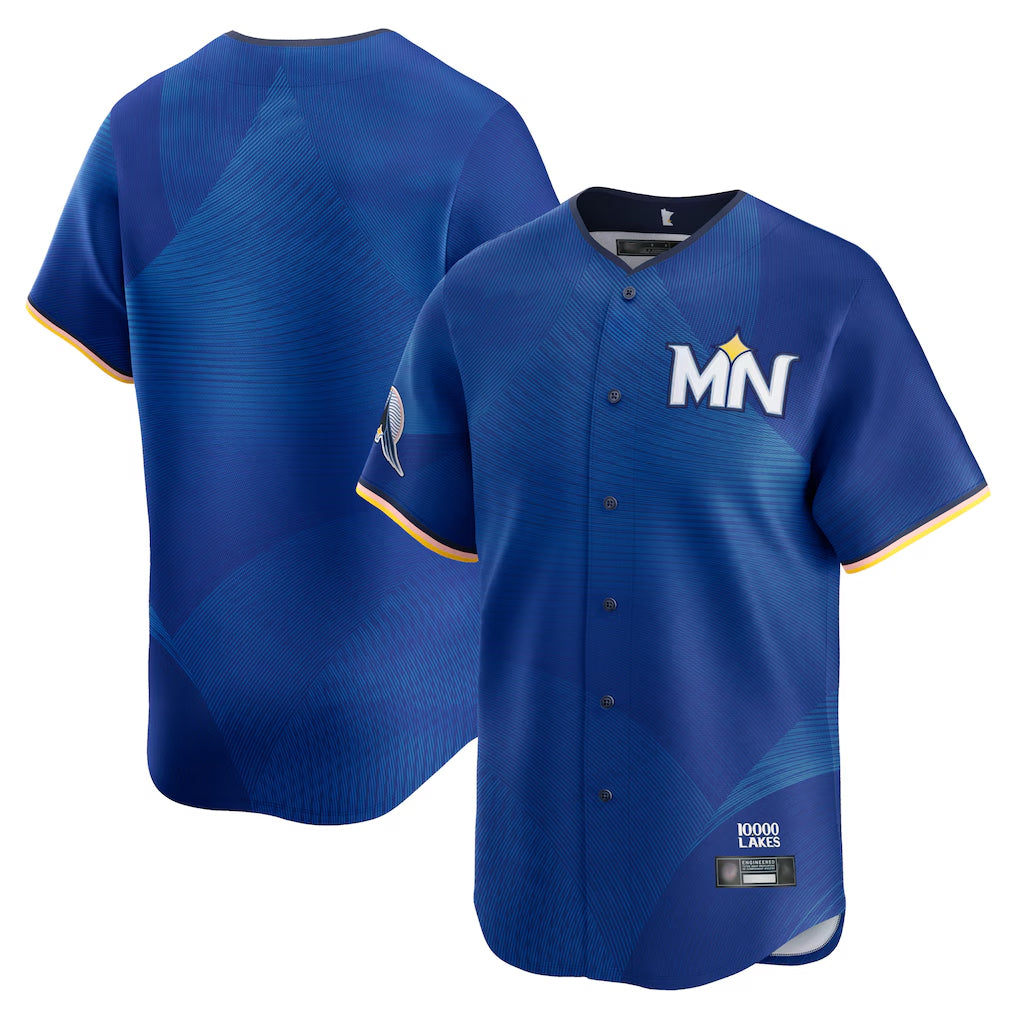 Trusc Minnesota Twins Blank Player Royal City Connect Limited Home Stitched Jerseys