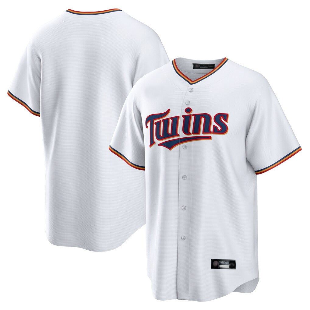 Trusc Minnesota Twins Blank Player White Game Home Stitched Jerseys