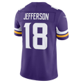 Trusc MN.Vikings #18 Justin Jefferson Purple Team Vapor F.U.S.E. Stitched Limited Jerseys