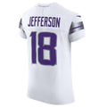 Trusc MN.Vikings #18 Justin Jefferson White Alternate Vapor F.U.S.E. Elite Player American Stitched Jersey