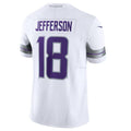 Trusc MN.Vikings #18 Justin Jefferson White Alternate Vapor F.U.S.E. Limited American Stitched Jersey