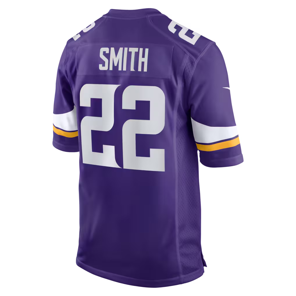 Trusc MN.Vikings #22 Harrison Smith Purple Game Stitched Jerseys