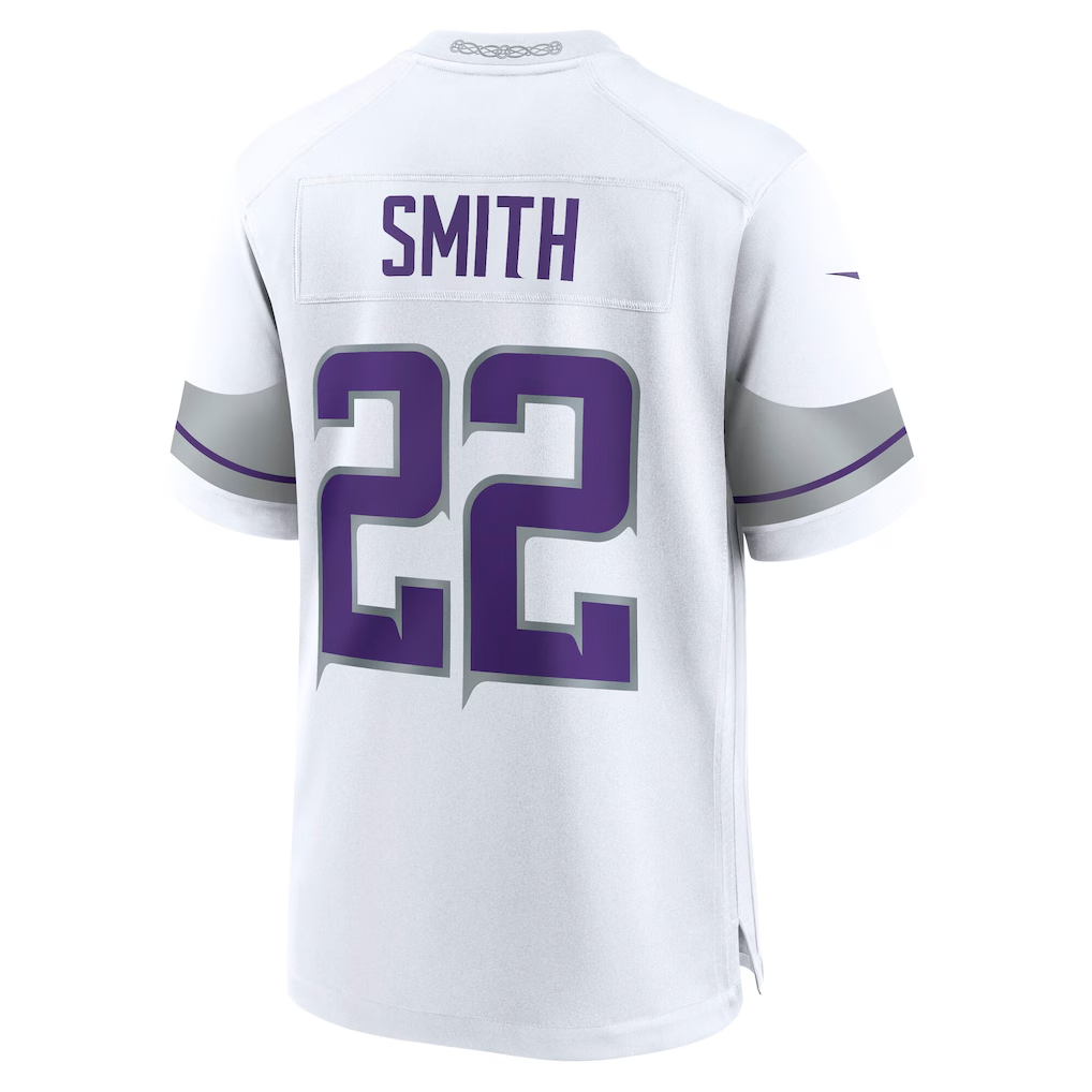 Trusc MN.Vikings #22 Harrison Smith White Alternate Game Stitched Jerseys