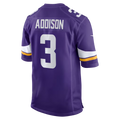 Trusc MN.Vikings #3 Jordan Addison Purple Game Stitched Jerseys