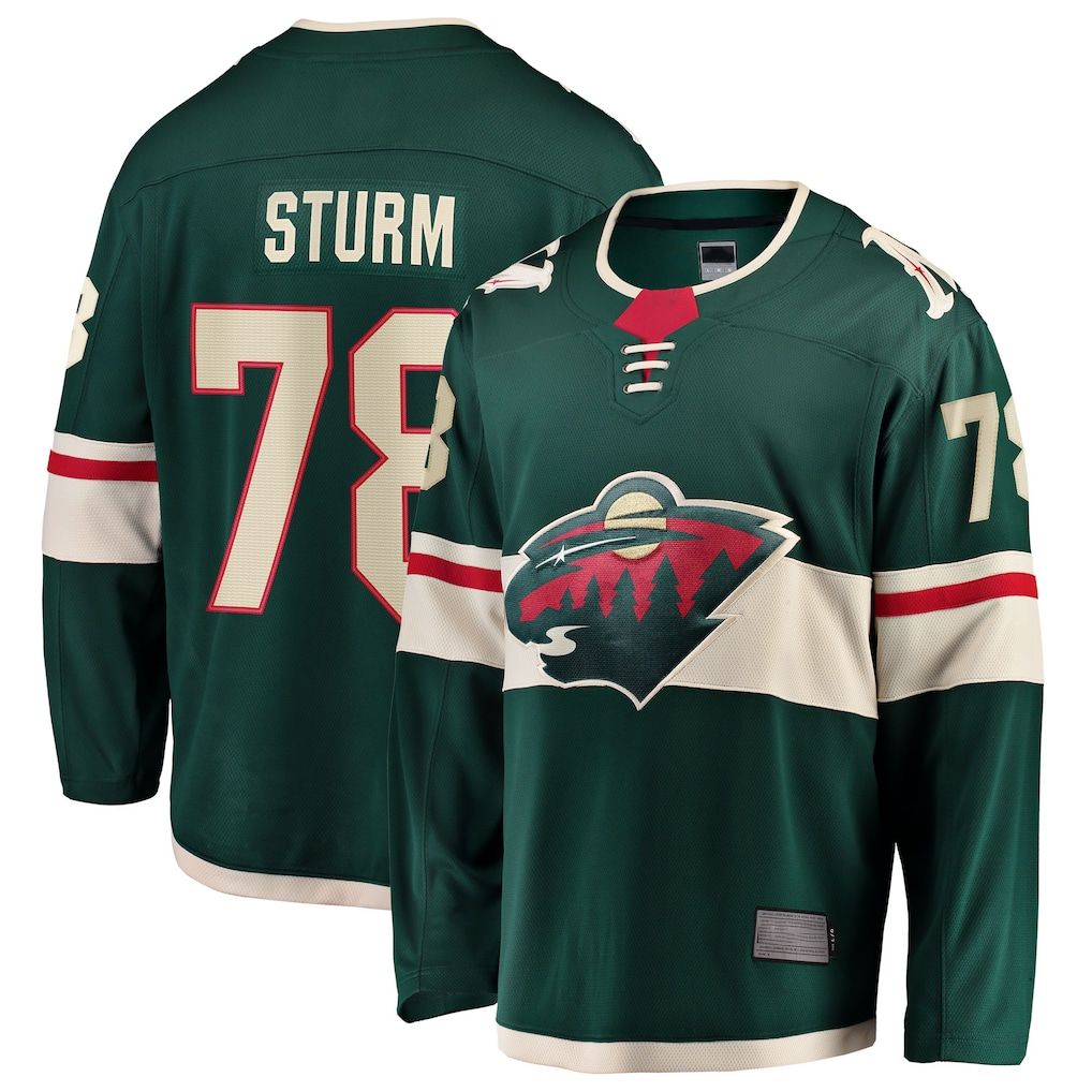 Trusc M.Wild #78 Nico Sturm Green Home Breakaway Jerseys