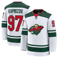 Trusc M.Wild #97 Kirill Kaprizov White Away Premium Jerseys