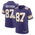 Trusc MN.Vikings Secondary Alternate Game Football Jerseys - Purple - #87 T.J. Hockenson Player Stitched Jerseys