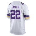 Trusc MN.Vikings #22 Harrison Smith Player White Home Game Stitched Jerseys