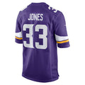 Trusc MN.Vikings #33 Aaron Jones Player Purple Home Game Stitched Jerseys