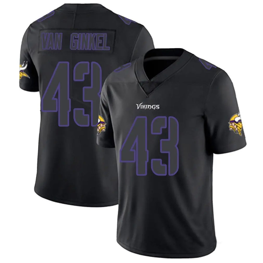Trusc MN.Vikings #43 Andrew Van Ginkel Player Limited Black Impact Game Stitched Jerseys
