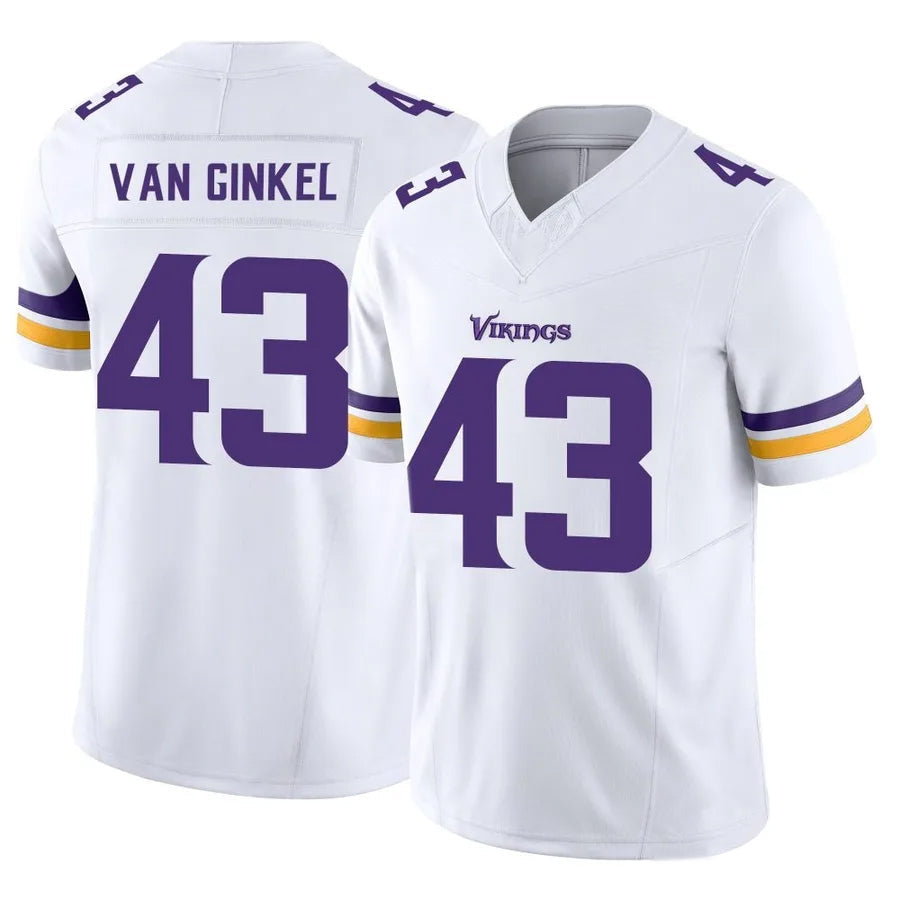 Trusc MN.Vikings #43 Andrew Van Ginkel Player White Vapor F.U.S.E. Limited Stitched Jerseys