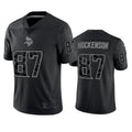 Trusc MN.Vikings #87 T.J. Hockenson Player Black REFLECTIVE Limited Stitched Jerseys