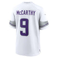 Trusc MN.Vikings #9 J.J. McCarthy Player White Alternate Game Stitched Jerseys