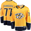 Trusc N.Predators #77 Luke Evangelista Gold Premier Breakaway Player Jerseys