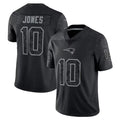 Trusc NE.Patriots #10 Drake Maye Player Black REFLECTIVE Limited Stitched Jerseys