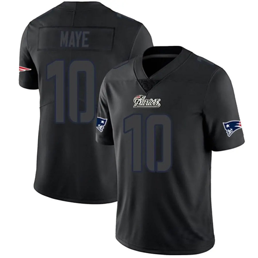 Trusc NE.Patriots #10 Drake Maye Player Limited Black Impact Stitched Jerseys