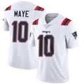 Trusc NE.Patriots #10 Drake Maye Player White Vapor Limited Stitched Jerseys