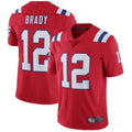 Trusc NE.Patriots #12 Tom Brady Player Red Home Limited Stitched Jerseys
