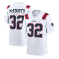 Trusc NE.Patriots #32 TreVeyon Henderson Player White Home Game Stitched Jerseys