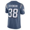 Trusc NE.Patriots #38 Rhamondre Stevenson Player Storm Blue Rivalries Collection Limited Stitched Jerseys