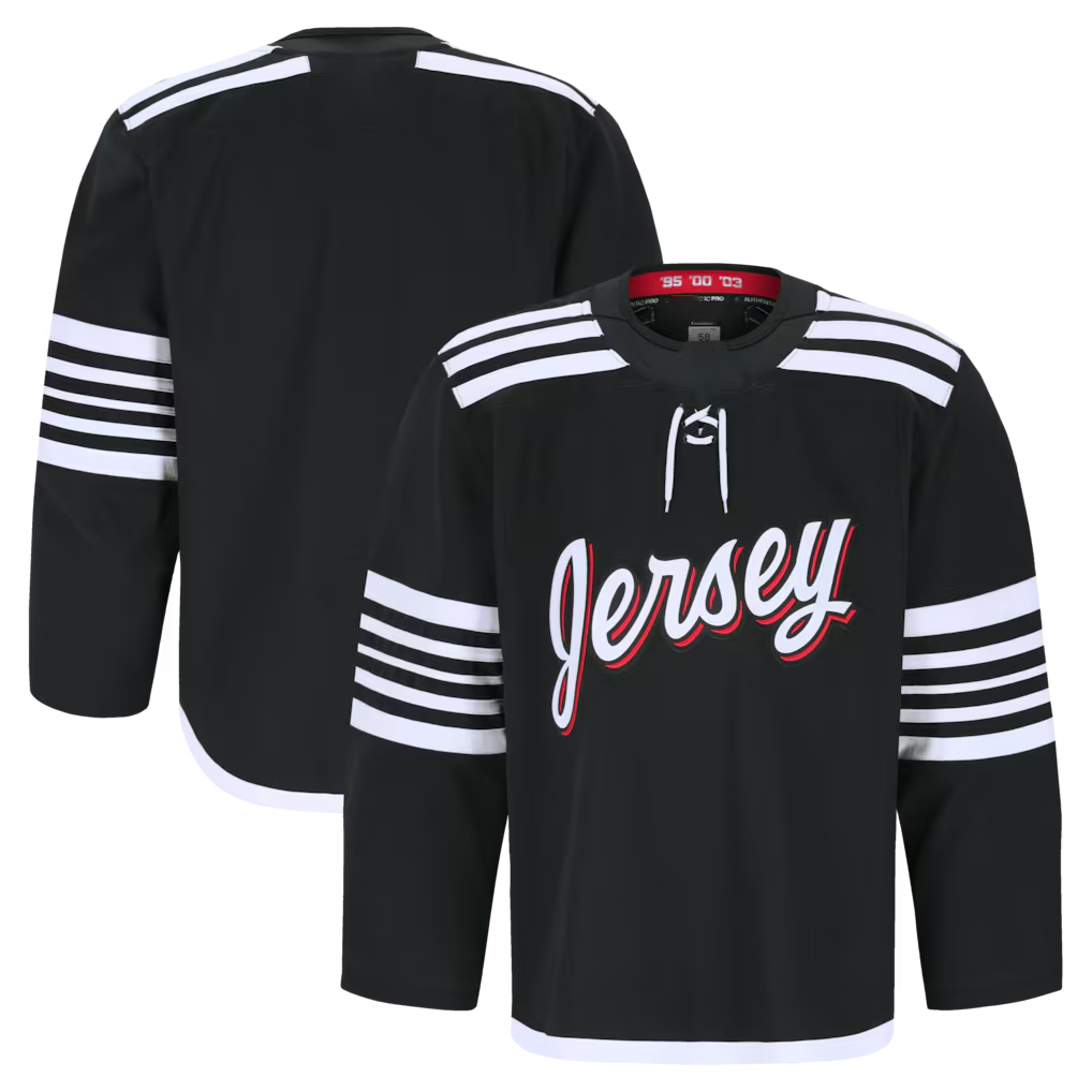 Trusc N.Jersey Devils Black Alternate Authentic Pro Jerseys