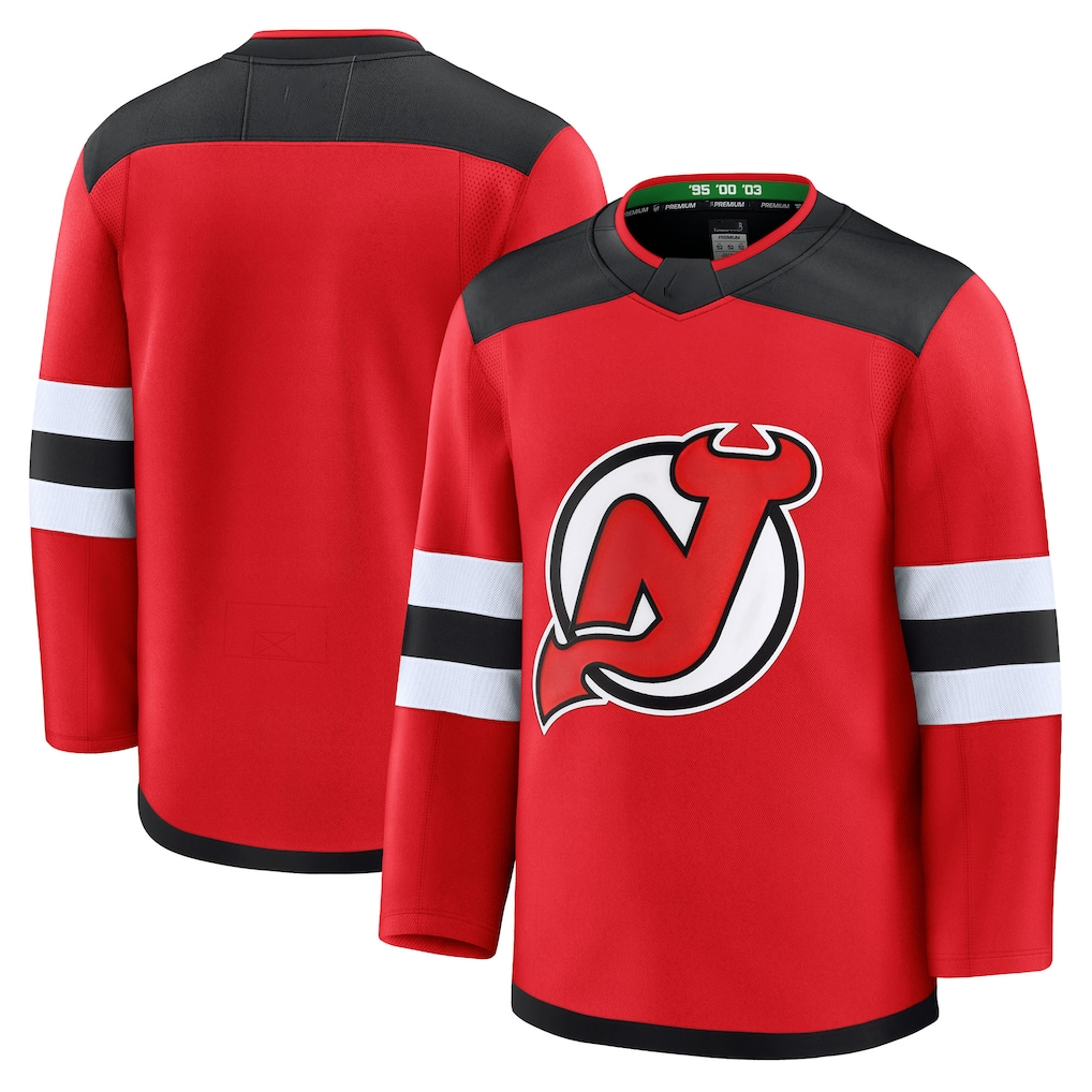 Trusc N.Jersey Devils Red Home Premium Jerseys