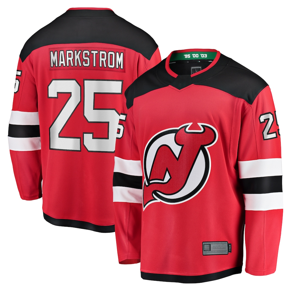 Trusc N.Jersey Devils #25 Jacob Markstrom Red Home Premier Breakaway Player Jerseys