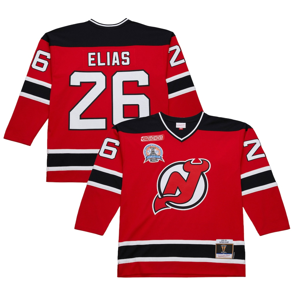 Trusc N.Jersey Devils #26 Patrik Elias Red 1999-00 Power Play Jerseys