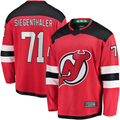 Trusc N.Jersey Devils #71 Jonas Siegenthaler Red Home Breakaway Player Jerseys