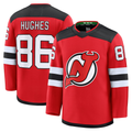 Trusc N.Jersey Devils #86 Jack Hughes Red Home Premium Jerseys