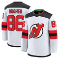 Trusc N.Jersey Devils #86 Jack Hughes White Away Premium Jerseys