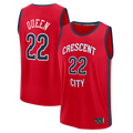 Trusc NO.Pelicans #22 Derik Queen Red Fast Break Replica Player Stitched Jerseys- Statement Edition