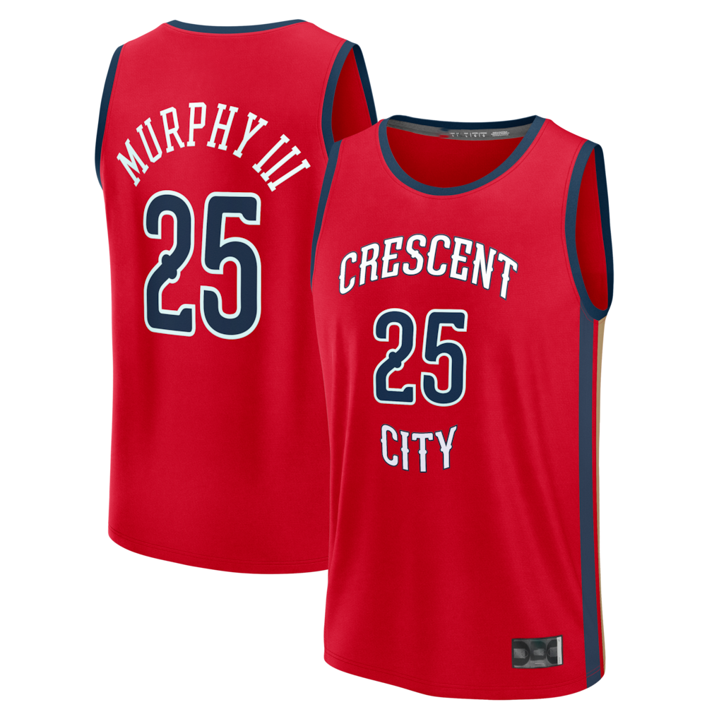 Trusc NO.Pelicans #25 Trey Murphy III Red Fast Break Replica Player Stitched Jerseys- Statement Edition