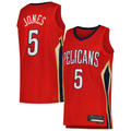 Trusc NO.Pelicans #5 Herbert Jones Red Swingman Stitched Jerseys- Statement Edition