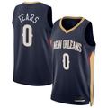 Trusc NO.Pelicans #0 Jeremiah Fears Navy Swingman Stitched Jerseys- Icon Edition