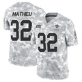 Trusc NO.Saints #32 Tyrann Mathieu Player Arctic Camo Salute to Service Limited Stitched Jerseys